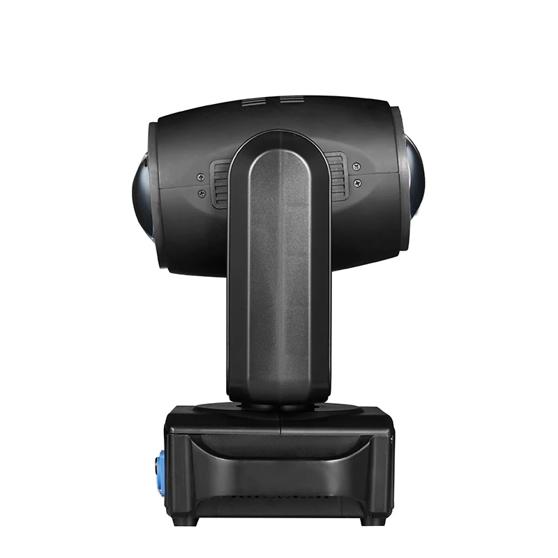 Side view of RG-218 showing the two opposing lens ends