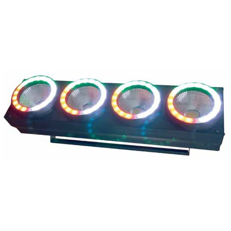 4 Head 400W COB Blinder Light (with RGB Ring)