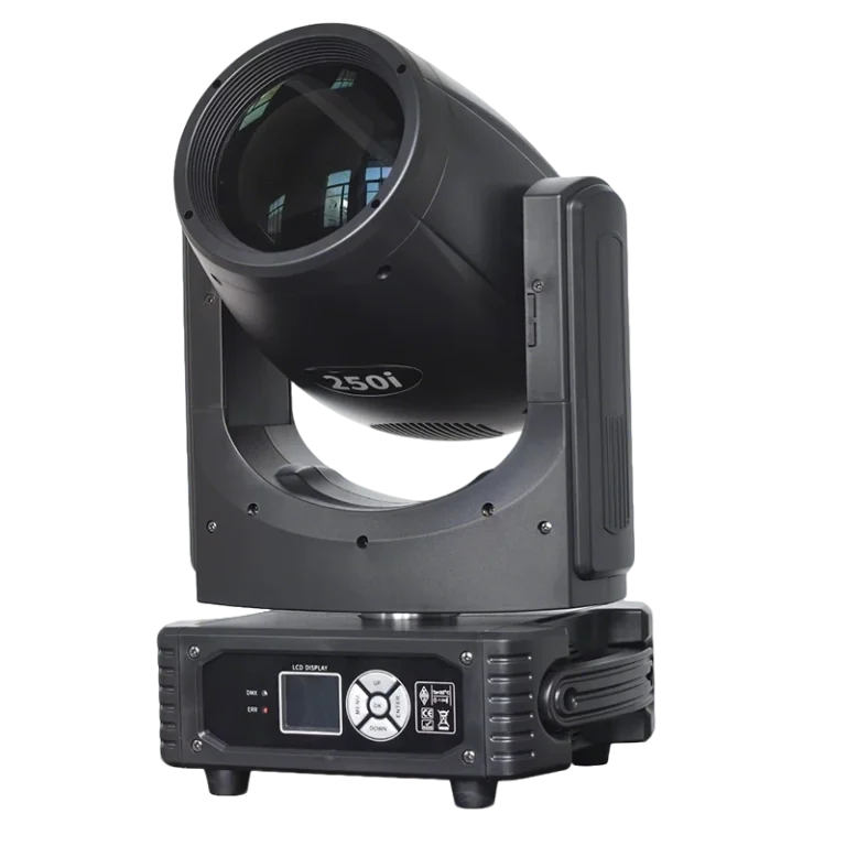 230W Mini Beam Moving Head Light mini beam moving head with tilted lens and front control panel