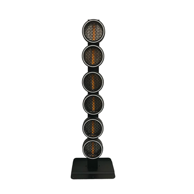 RG-257 with six circular heads arranged in a vertical line