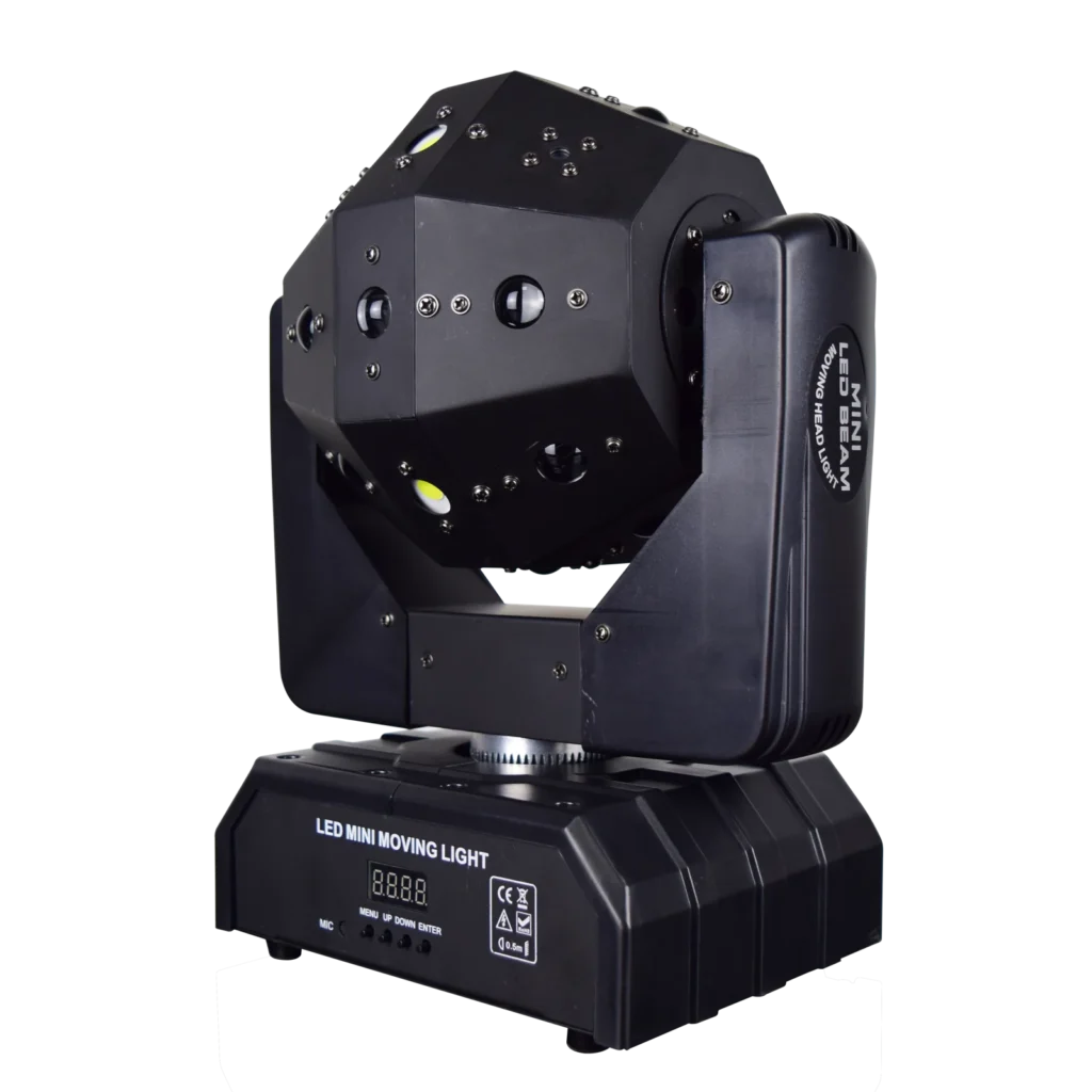 16x3W LED Moving Head Effect Light moving head effect fixture with multifaceted optical housing and control panel