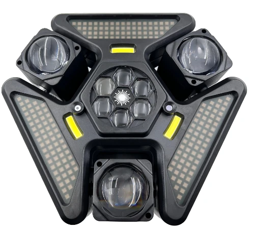 150W Three-Head RGBW Effect Light with Laser & Strobe