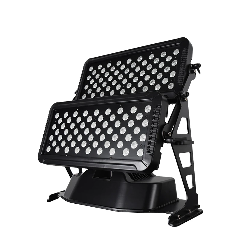 960W RGBW LED Flood Light dual-panel RGBW LED flood light viewed at an angle