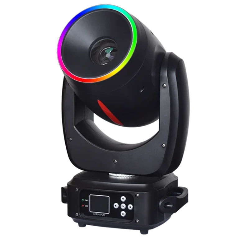 200W LED Spot Moving Head Light LED spot moving head with front lens and multicolor ring