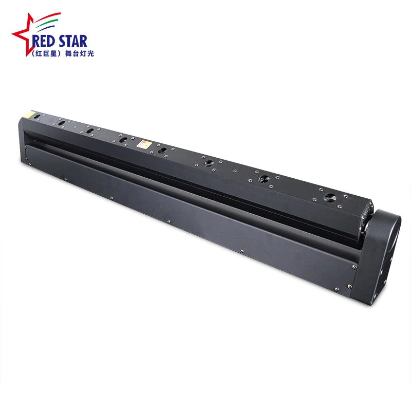 Opposite angled view of the eight-eye laser bar with RED STAR branding